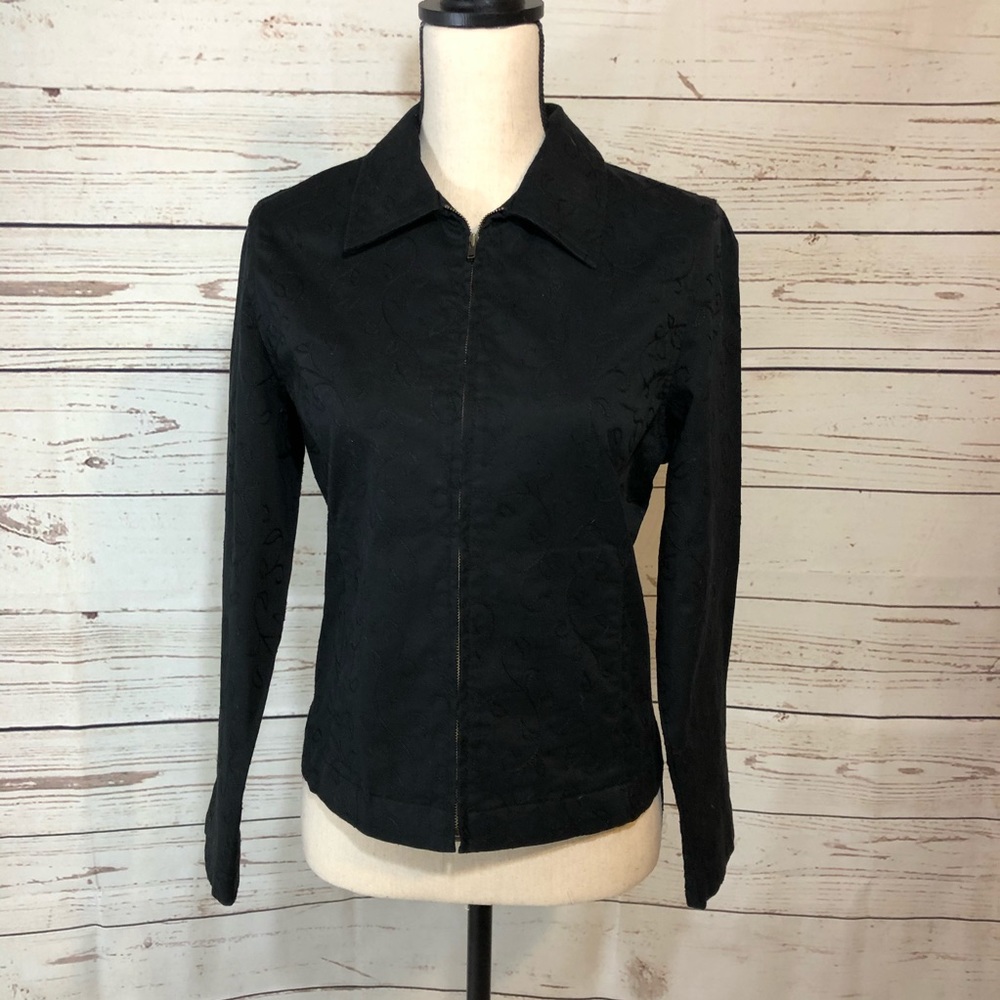 Talbots Embroidered lightweight jacket - Picture 3 of 5